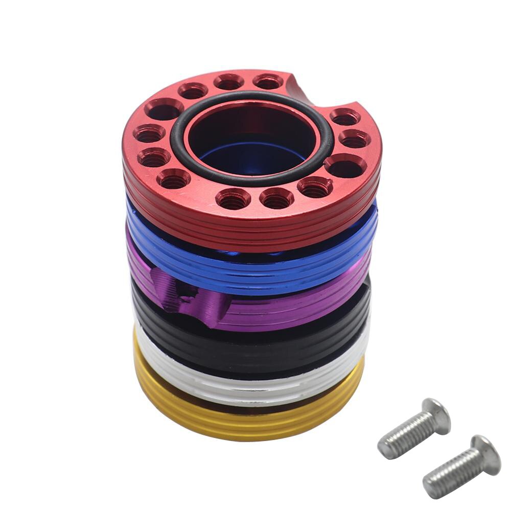 28mm CNC Carb Adjuster Carburetor Inlet Manifold Spinner Plate Adaptor For Pit Dirt Bikes Buggy