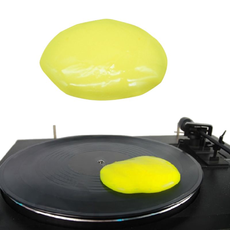Magic Dust Cleaner LP Vinyl Turntable Record Cartridge Cleaning Soft Rubber Slimy Gel