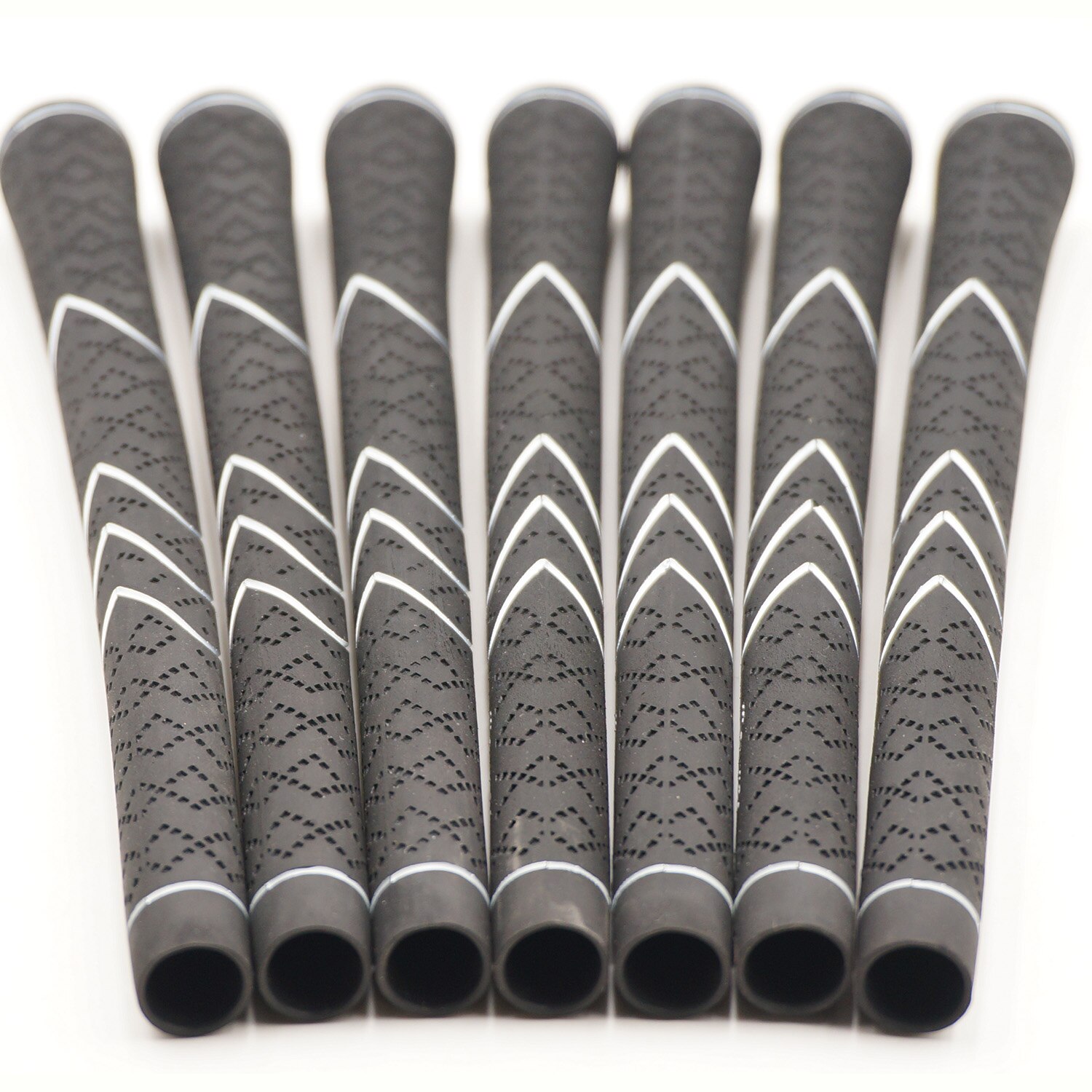 Maruman Golf Verein Griffe 9Stck oder 13 Teile/los Gummi Verein Griff Schwarz-Silber