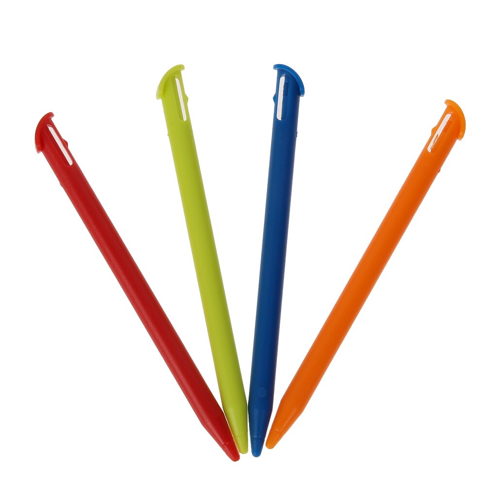4Stck Multi-Farbe Kunststoff Touchscreen Stift Stift Tragbare Stift Bleistift Touchpen einstellen für Neue Nintend 3DS XL LL