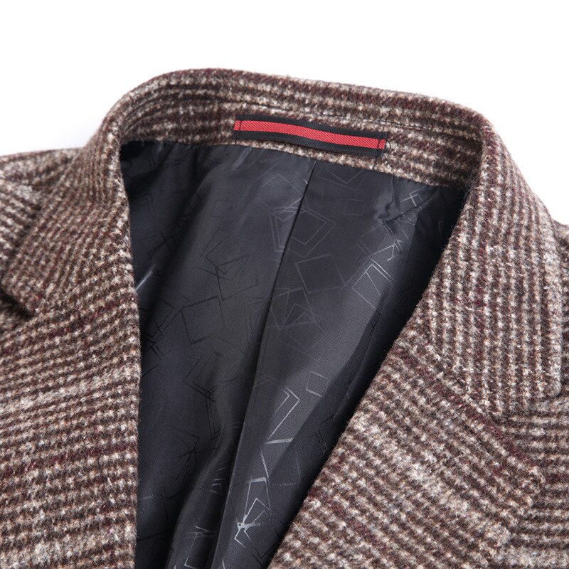 Blazer Oversize Clothes Long SLeeve Plaid Blazers Plus Size 4XL Casual Costume Homme Straight Type Terno Masculino