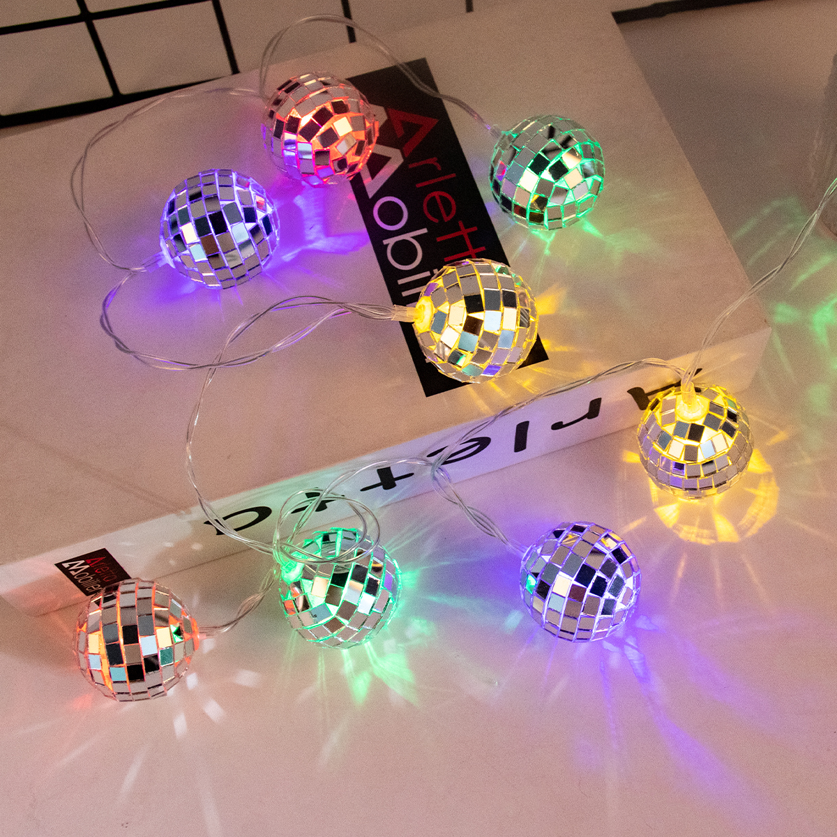 Disco Party Balls Drinking Cups Straws Cupcake Topper Cocktail Stirrers Retro Disco Themed Dance Party Birthday Party Supplies: Silver