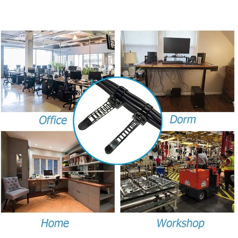 200Pcs Adhesive Cable Clips Wire Clips Car Cable Organizer Cable Wire Management Cable Holder for Car Office