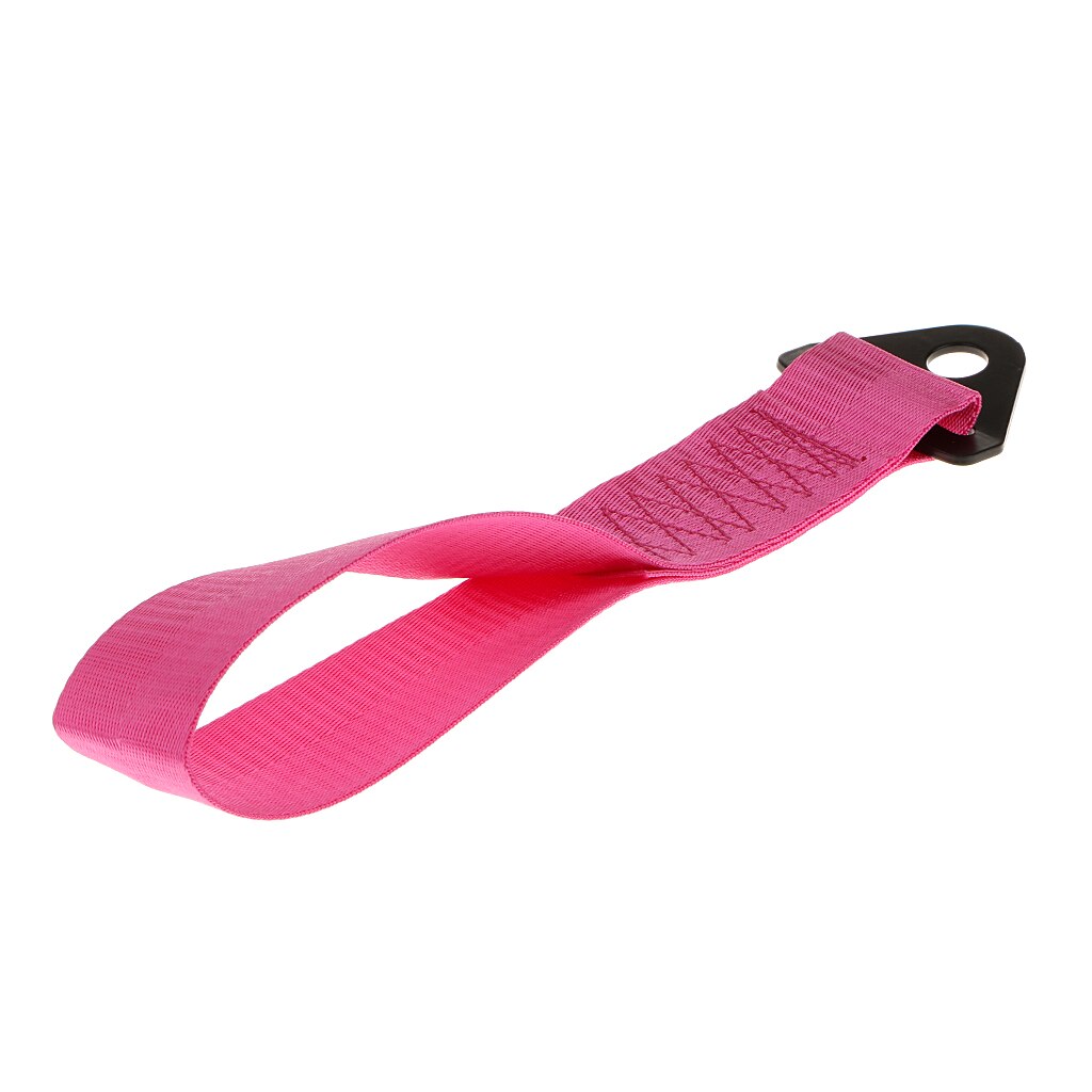 Auto Tow Strap 2 Ton Tow Vervoeren Touw Towing Racing Bumper Strap Loop & Bolt Haak Zware Roze Voor atv Truck Trailer Boot Rv