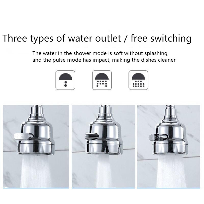 Water Tap Nozzle Bathroom Sink Faucet Flexible Kitchen Faucet Gourmet Kitchen Faucets High Pressure Hose Nozzle Sprayer Products