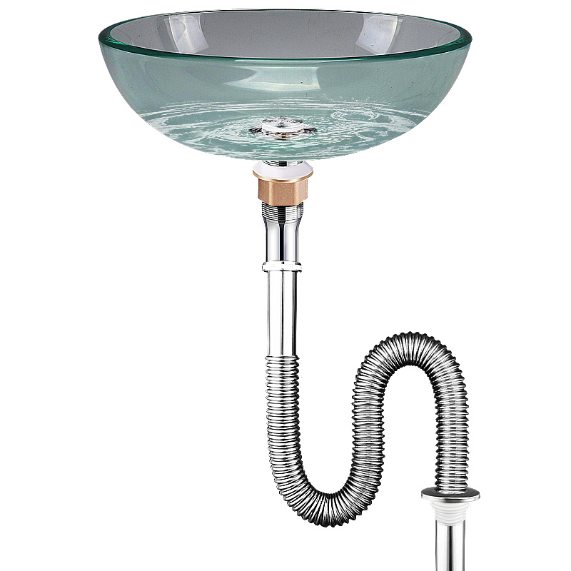 1Pc Rvs Spoelbak Afvoer Pijp Flexibele Uitbreidbaar Buis Voor Keuken Badkamer Wastafel Deodorant Riool Sanitair Accessoires