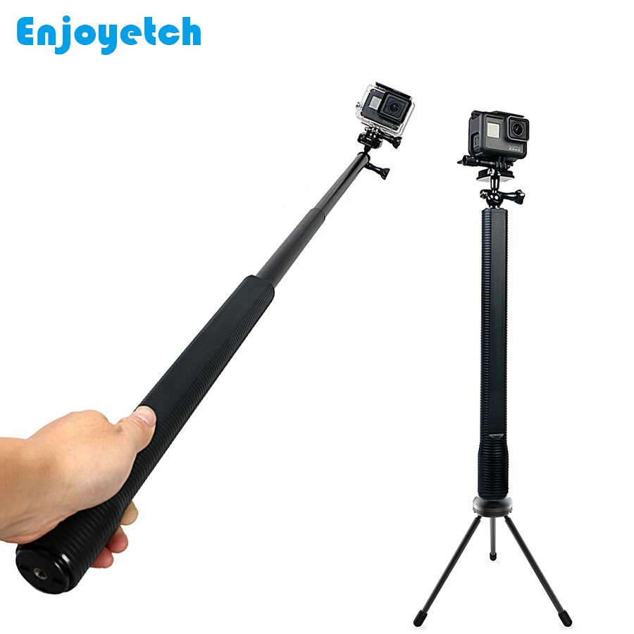 Aluminium Handheld Selfie Stok Grote Monopod met Balhoofd voor Gopro Hero SJcam Xiaoyi Action Video Camera 'S