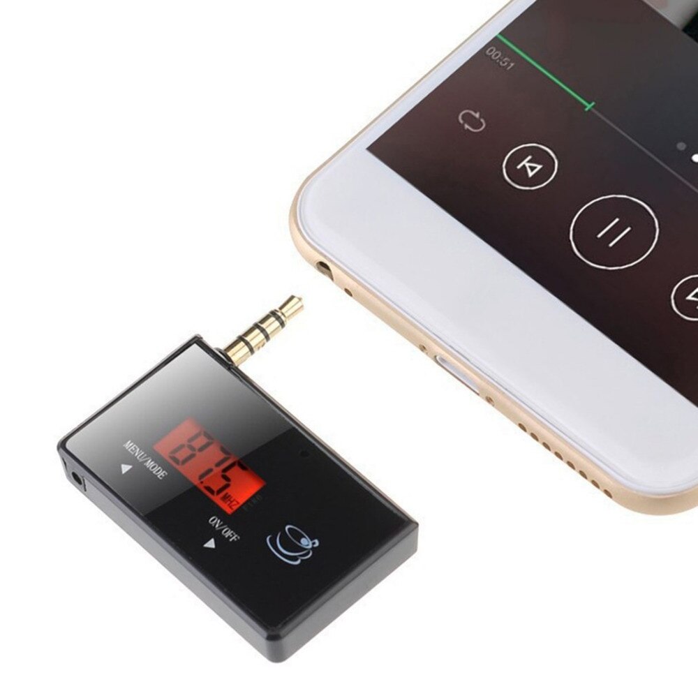 Draadloze Mini Fm-zender Auto MP3 Speler Display Muziek Audio Voor Mobiele Telefoons Tablet Pc MP3 Speler Ontvanger