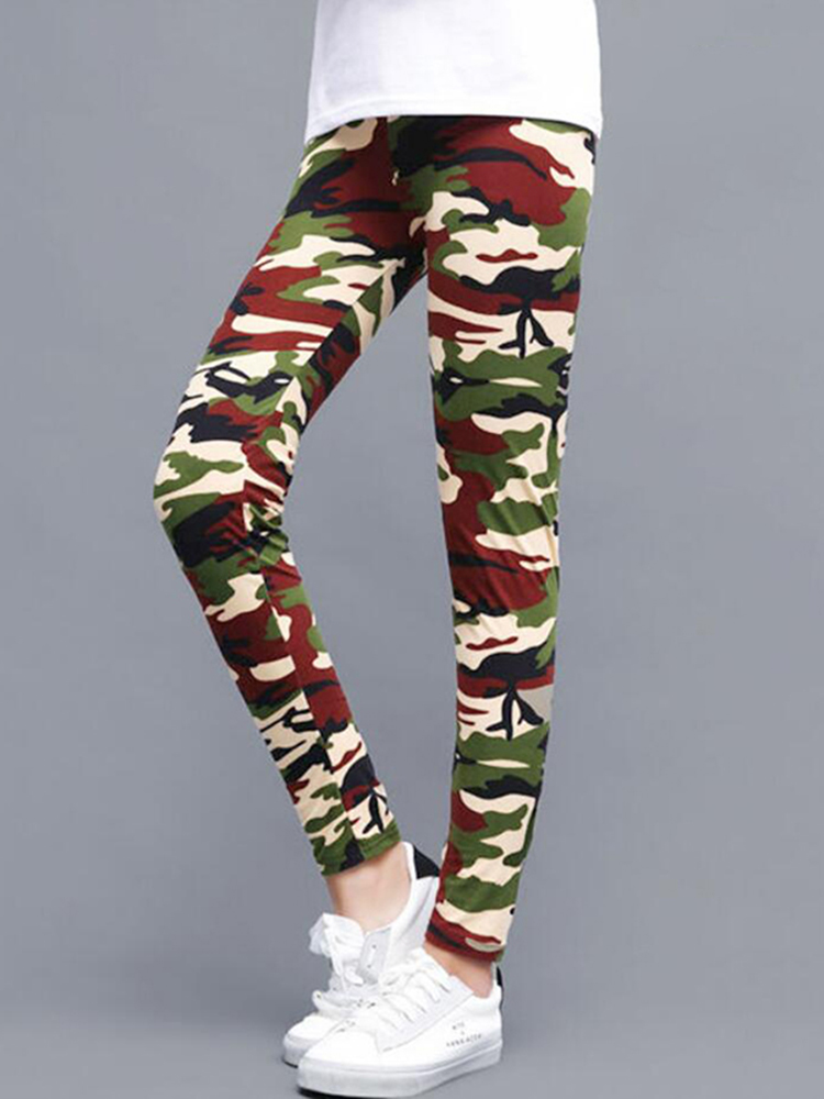 Leggings de camuflaje a la para mujer, pantalones de realce con estampado Sexy para mujer, mallas deportivas informales de talla grande