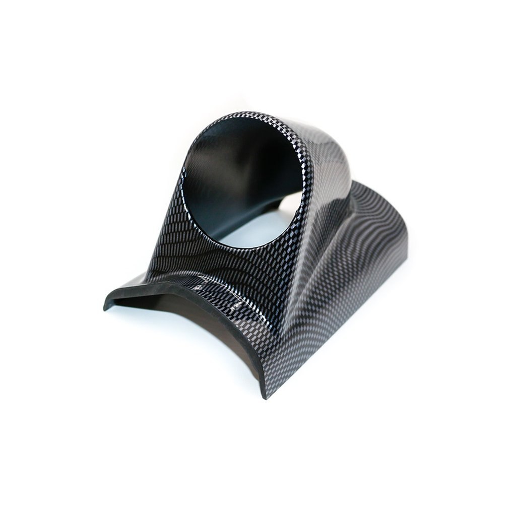 Vänster instrumentpanel 52mm enkelhåls sittande instrumentfäste 1 hål racinginstrumentstol: Kolfiber