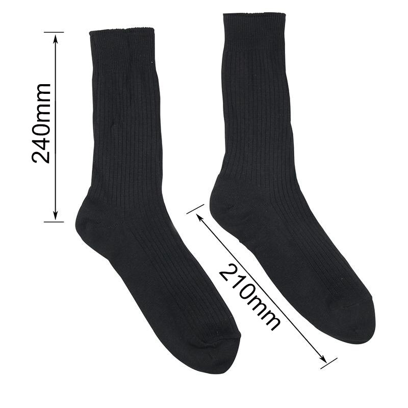Termisk bomull uppvärmda strumpor sport skidstrumpor vinter fotvärmare elektrisk värmande strumpa batteriström män kvinnor