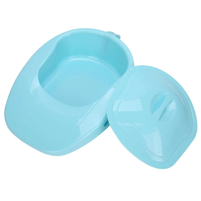 Portable Household Bedridden Patient Elderly Bedpan Pregnant Women Adult Nursing Care Reusable Anti-Spill Blue Urinal Bedpan