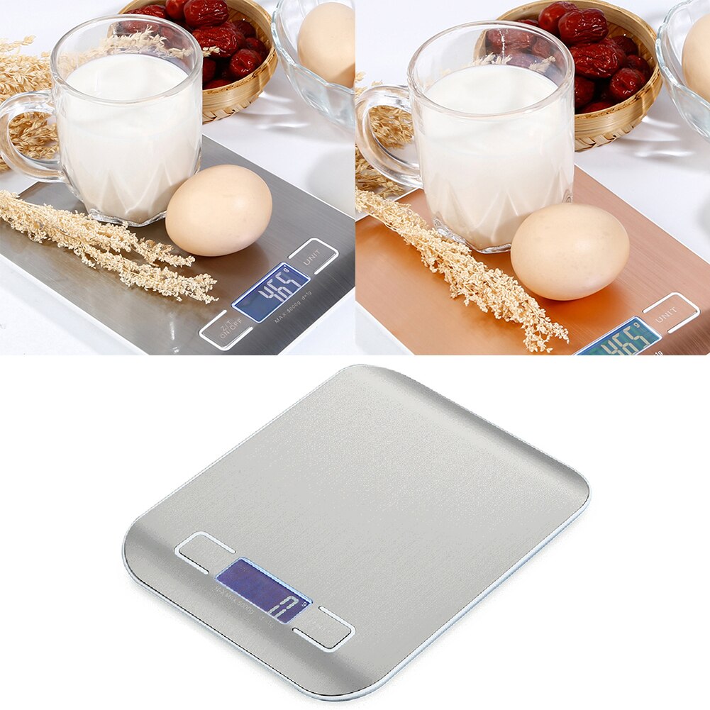 Draagbare 5/10Kg Elektronische Weegschaal Keuken Voedsel Meel Bakken Koken Wegen Tool