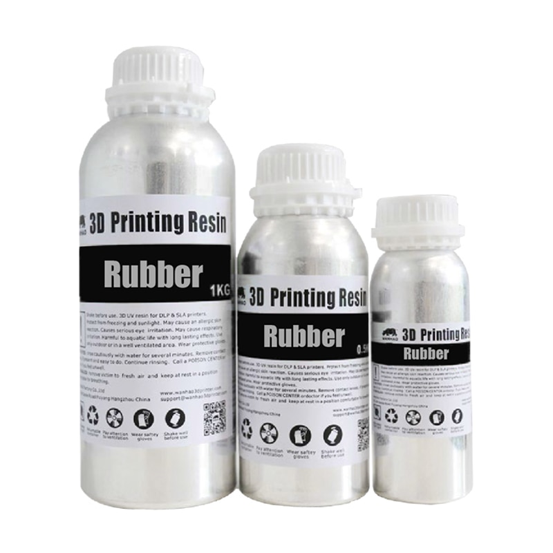 WANHAO-resina de goma para impresión 3D, , 1000/500/250ml