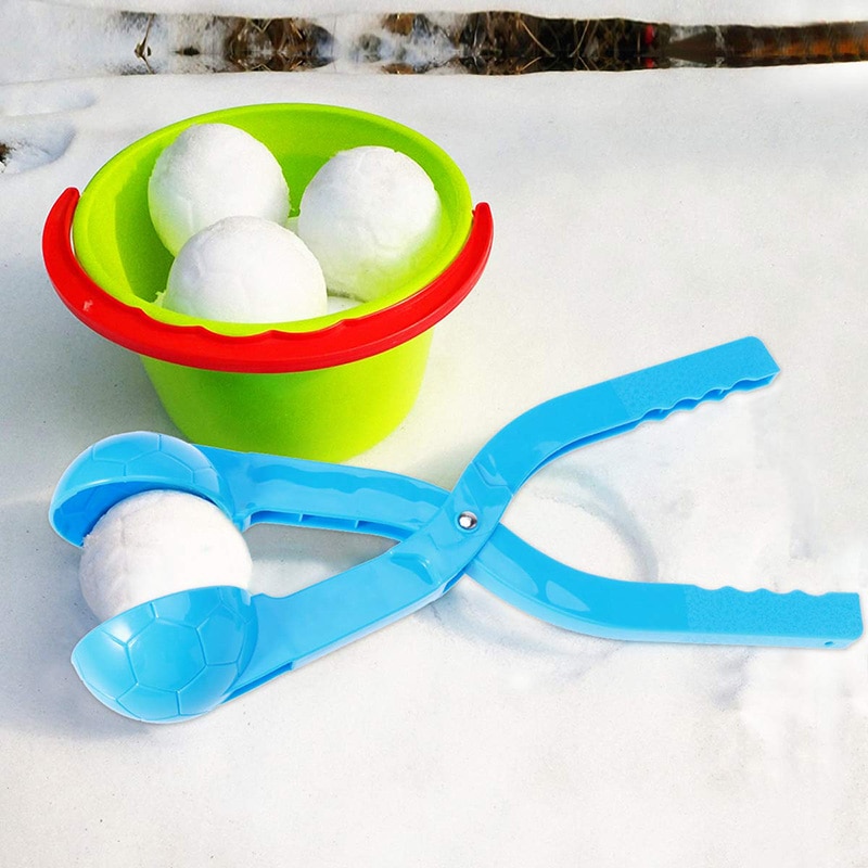 Snowball Maker Clip Plastic Mold Tools Winter Play Snowball Fight for Kids and Adults Love Duck Round Shape Outdoor Sports Clip