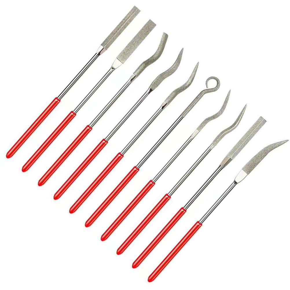 10Pcs Handcrafts Shaping Files Wood and Metal Work DIY File Carving Grind Tool: Default Title