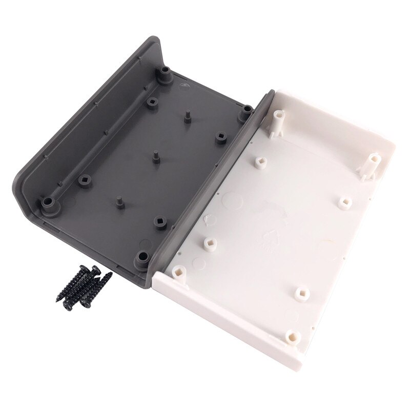 Boîtier plastique pour PCB électronique | Boîtier d'injection extrudé IP54 boîte de bricolage en plastique ABS 110*65*28mm pour PCB électronique 1 pièces/lot: A4(white-brown)
