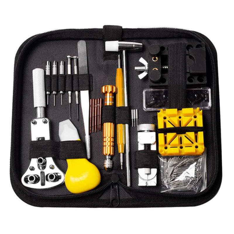 148Pcs Professionele Horloge Gereedschap Horloge Opener Link Pin Remover Pry Schroevendraaier Horloge Reparatie Gereedschap Kit Klok Horloge Onderdelen