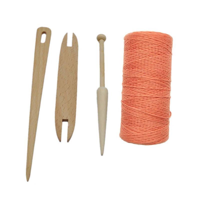 4 teile/satz Natürliche Holz pendeln Stock Nadel betroffen Weben Webstuhl Kette Gewinde Garn Zubehör DIY Handwerk: G