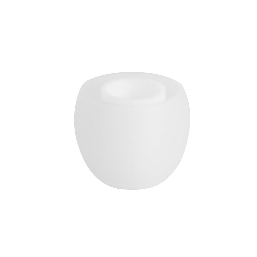 3.8mm Silicone Ear Tips 12pcs In-ear Earphone Covers Cap Earbuds Rubber Headphone Replacement Earplug Pads Cushion: XS / Lvory