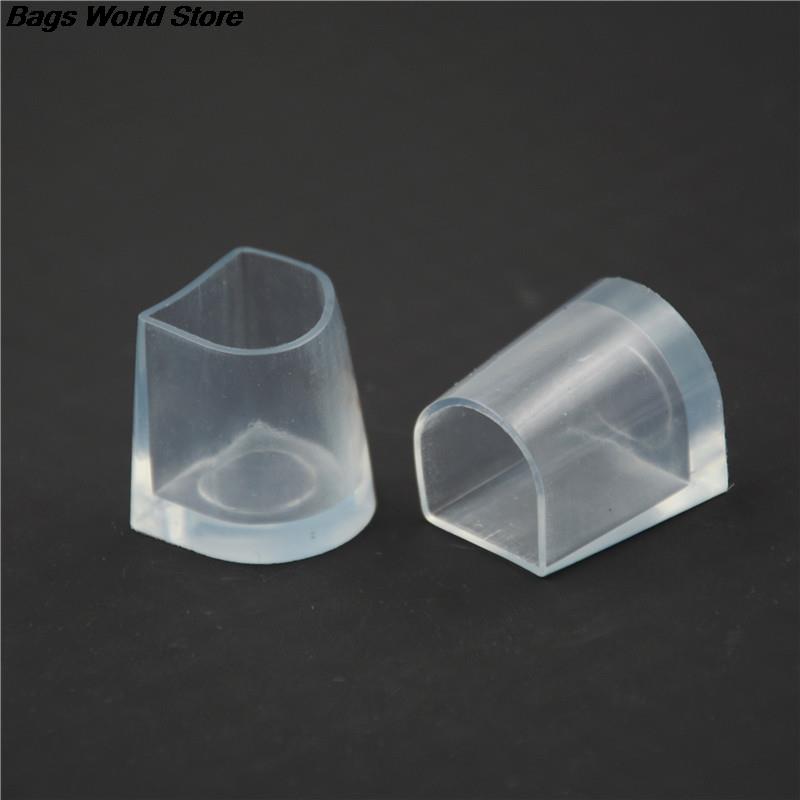 2 uds protectores de tacón alto Para tacones de aguja estilo latino, cubiertas de baile, tapones para el talón, antideslizantes de silicona, Heeler alto para zapatos de boda, 3 tamaños