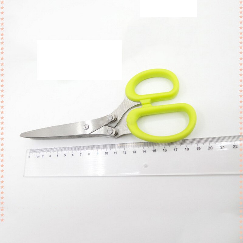 Multifunctional Stainless Steel 5 Layers Kitchen Scissor Onion Noodles Laver Broken Spices Scissors Kitchen Knives Cooking Tool