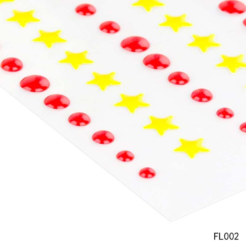 Daboxibo colorido circular auto-adesivo esmalte pontos resina adesivo para scrapbooking/diy artesanato/cartão que faz a decoração