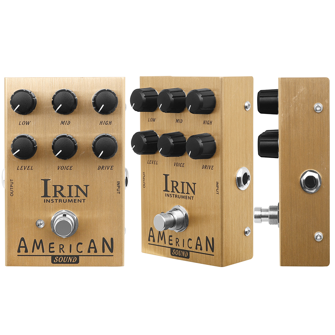 Pedal de efecto de guitarra IRIN, controlador de banda británico/americano/UZI/máximo/banda, Pedal de guitarra eléctrica True Bypass, accesorios de guitarra