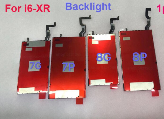 Original brand backlight for iphone 7/7p/8/8p 3D touch lcd backlight film with red film