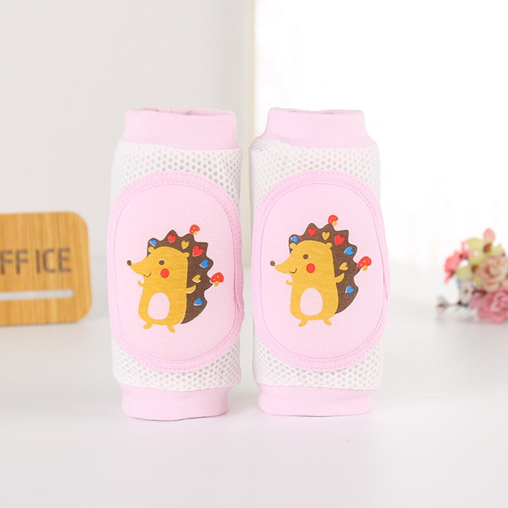 Cartoon baby kniebeschermers hoge elastische Mesh kniebeschermers elleboog crawl peuter Scratch preventie ondersteuning protector voor baby veiligheid