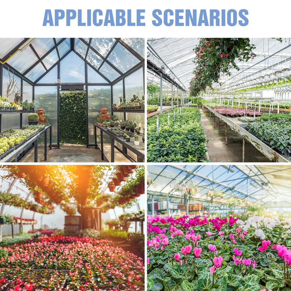 Luz LED de espectro completo para cultivo, reflector de plantas, IP65, impermeable, 50W, 220 W, Fitolamp con enchufe de la UE