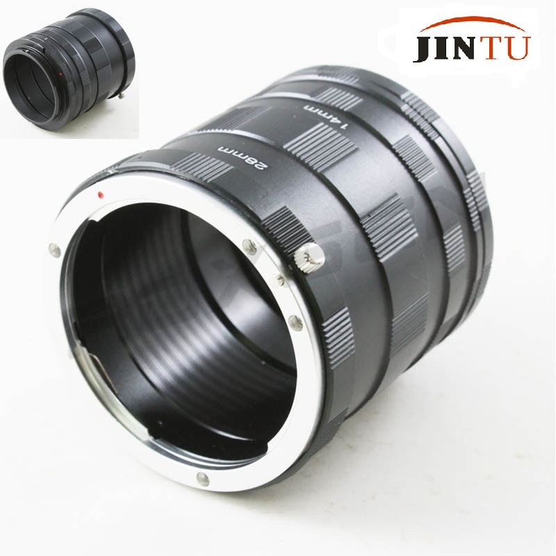 JINTU Metal Macro Extension Adapter Tube Ring for Nikon F mount D60 D3200 D3X D4 D90 D5100 D7000 D800 DSLR Camera Free Tracking