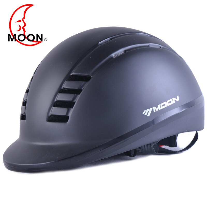 Maan ruiterhelm paardrijhelm zwart outdoor sportuitrusting heren fietshelm voor paardrijden in de buitenlucht