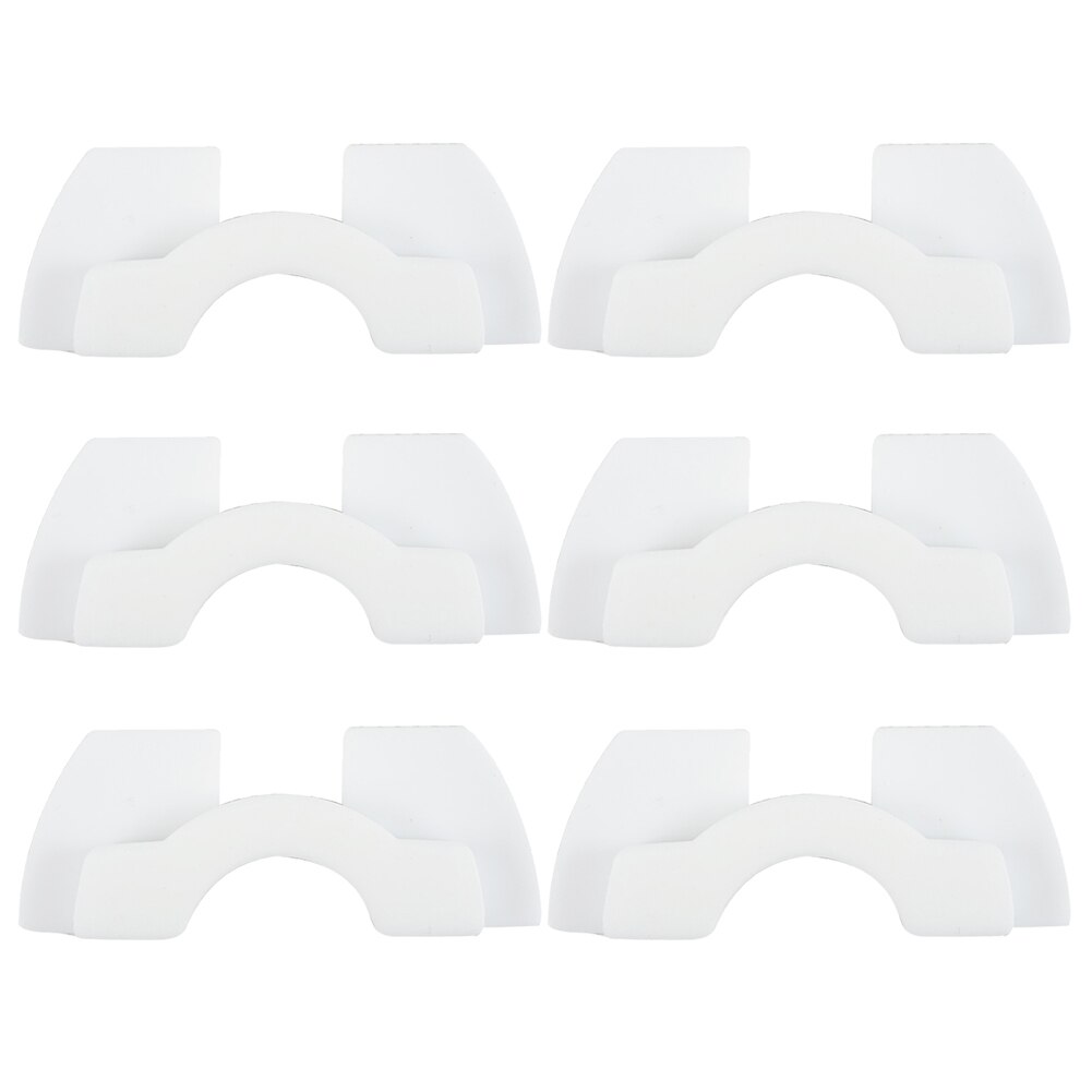 M365 Electric Scooter Shake Reducers Front Fork Vibration Shake Rubber Pad Pole Avoid Damping Folding Cushion Modified Accessory: 6pcs White