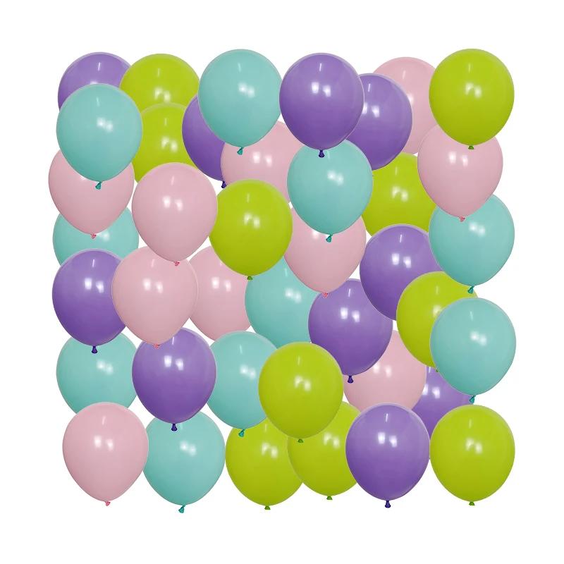40 Uds mezcla de Globos de látex con pata de perro de 10 pulgadas decoración de temática de animales juguetes clásicos para niños Globos suministro de bolas inflables de aire de helio: Multicolor