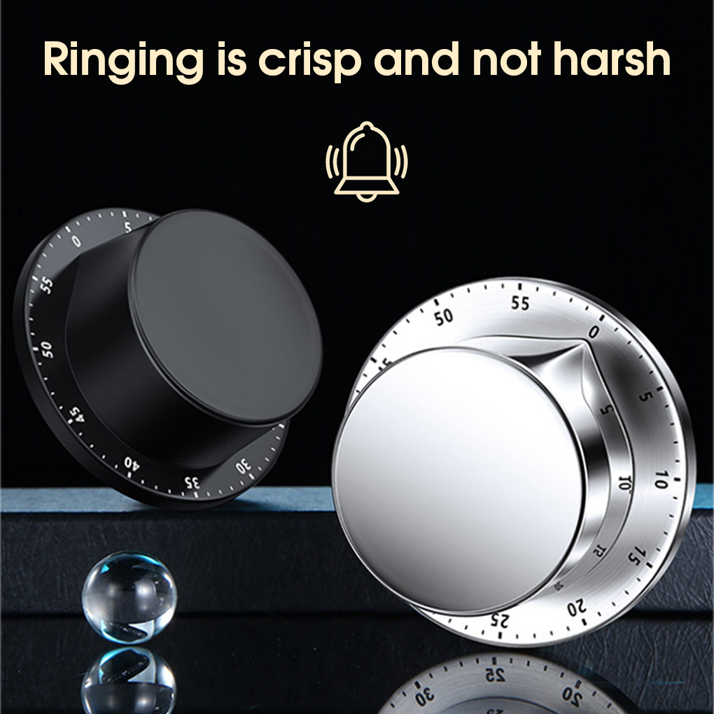 Kitchen Timer Precise Mechanical Alarm Rotated Portable Clock Countdown Timing Reminder Stop Watch Accessories