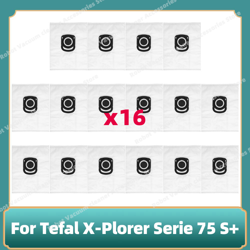 Compatibel Voor Tefal Rowenta X-plorer Serie 75S RR8577WH/75S + RG8597W Roller Belangrijkste Zijborstel Hepa Filter Mop doek Onderdelen: WHITE