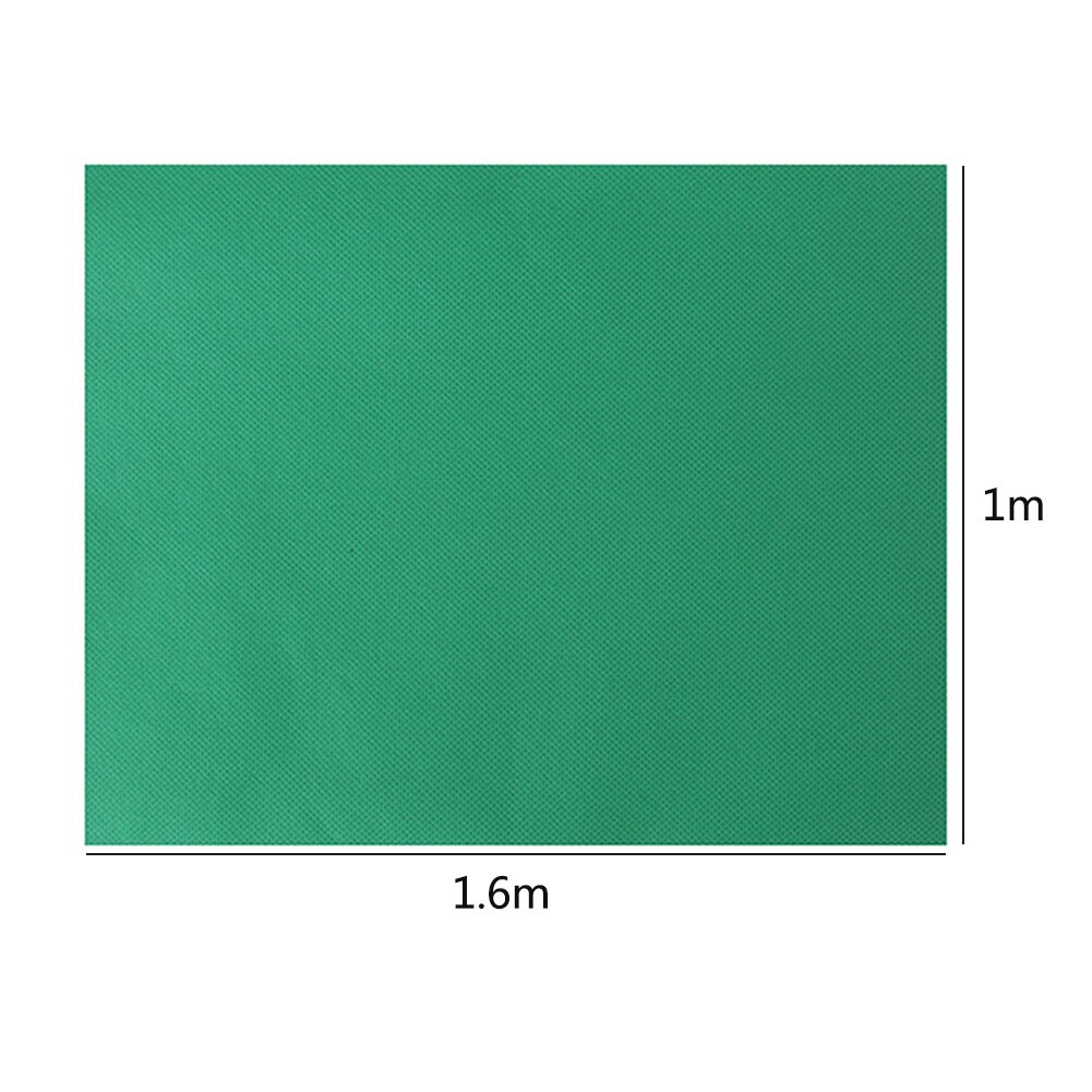 Telón de fondo fotográfico de pantalla verde, accesorio de croma de algodón para estudio de fotografía (sin estante): 160x100cm