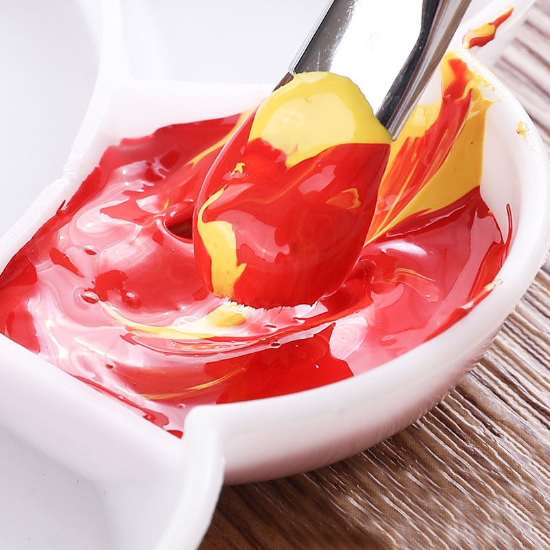 36/24/Color Acrylic Paint Set Beginner Drawing Brushes Watercolor Paints Diy Pebble Hand-painted Wall Painting Boxed Artist Kits