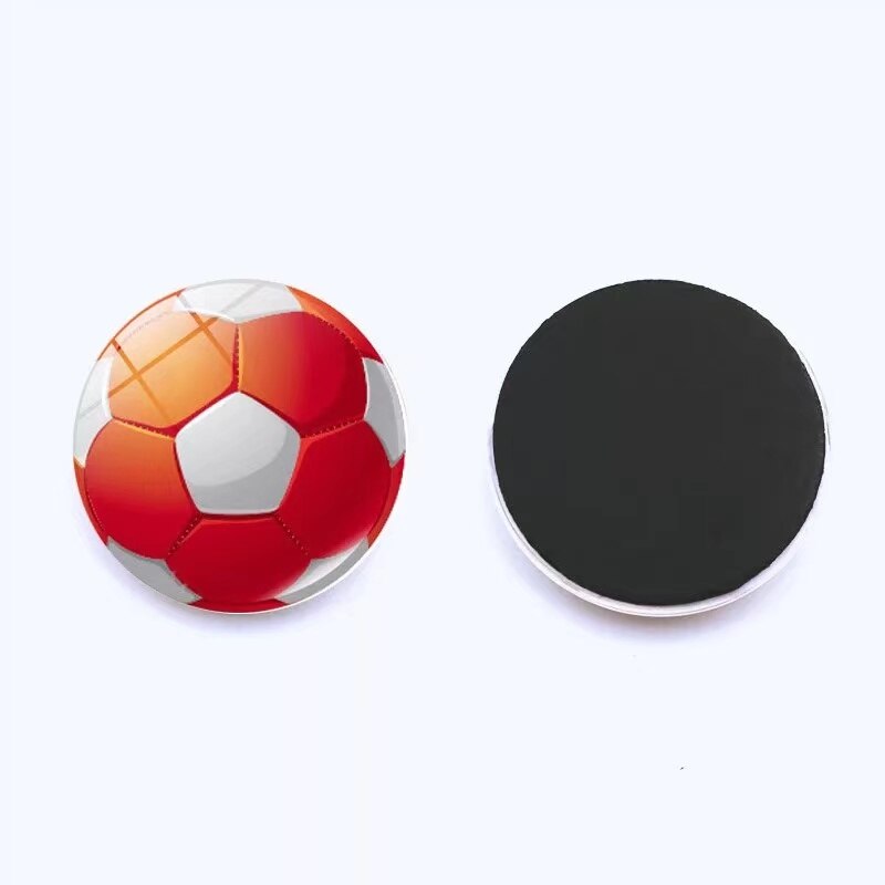 5Pcs/ football fridge magnet set football refrigerator magnets stickers strong neodymium Magnetic office stickers
