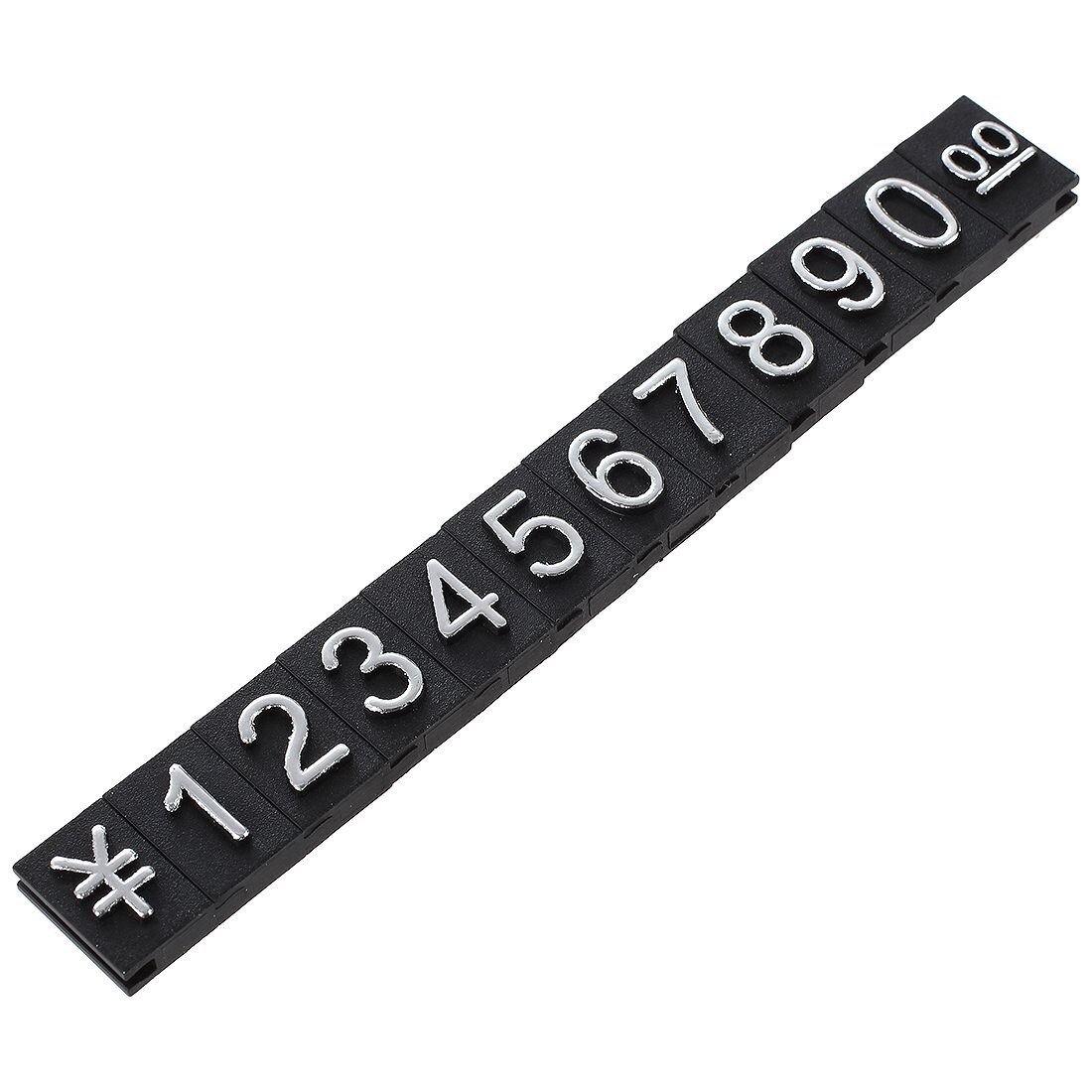 Ppyy -smykkebutik metal malet arabisk tal kombineret prisskilte 10 grupper