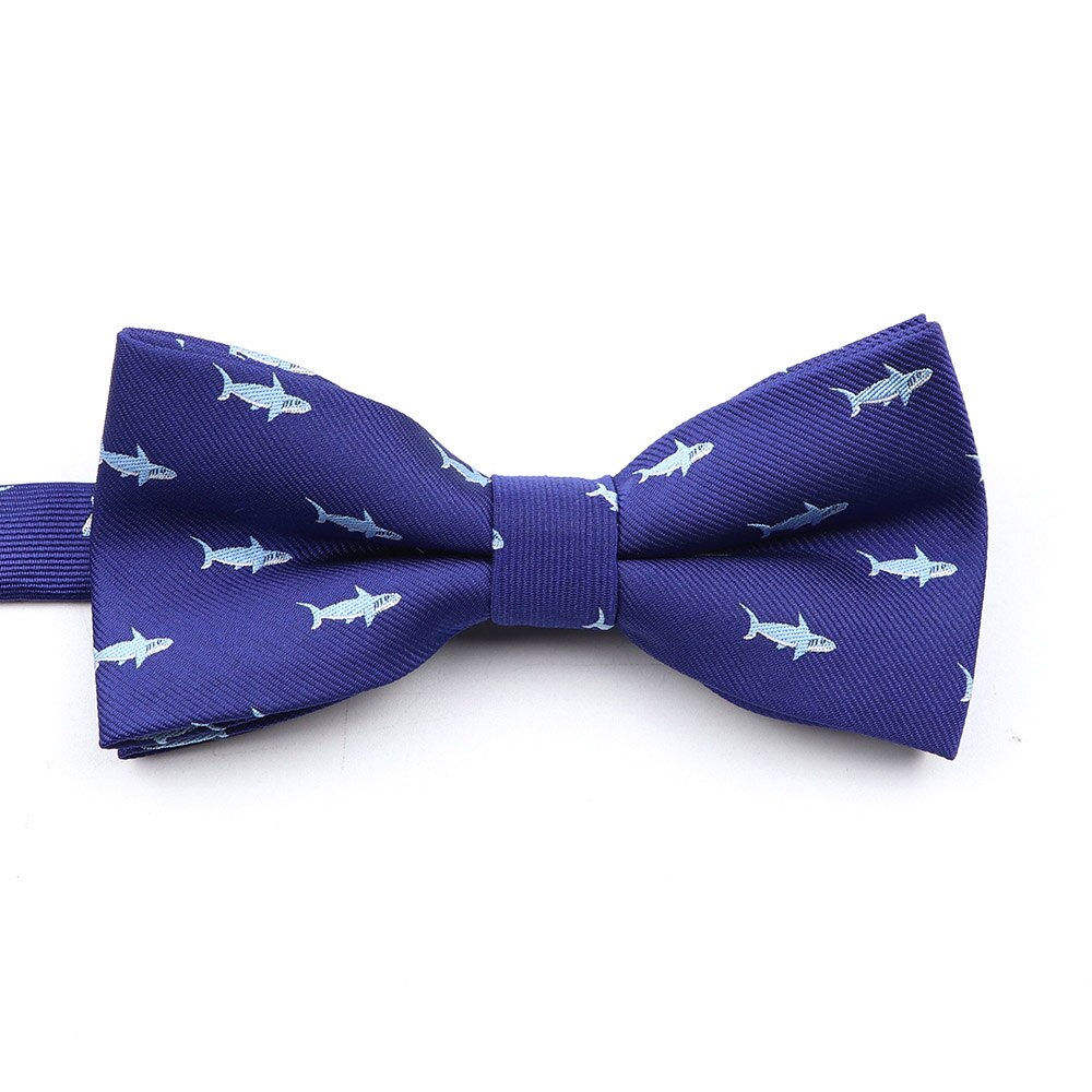 Nuovo papillon tessuto Jacquard per uomo bambino animale insetto Shiba Inu papillon festa di nozze casuale poliestere farfalla regalo carino: adulto 9