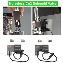 CO2 Magneetventiel Dc 12V Output Aquarium CO2 Regulator Systeem Elektrische Lage Temperatuur Magnetische Valve Voor Aquarium Aquarium