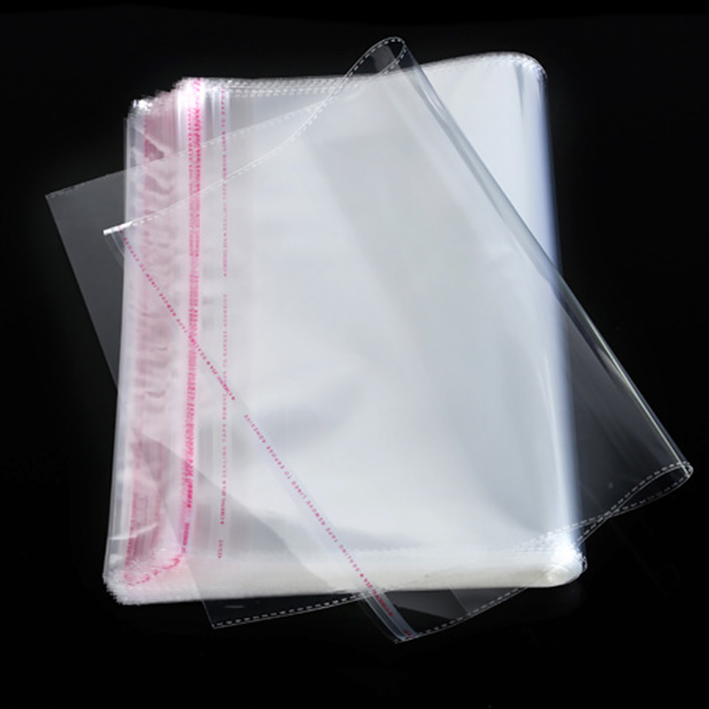 100Pcs Meerdere Size Clear Zelfklevende Cellofaan Zak Zelfsluitende Kleine Plastic Zakken Voor Snoep Verpakking Hersluitbare Zak