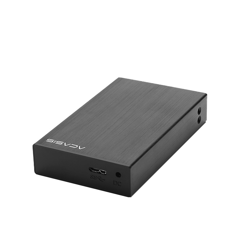 Acasis-caja de disco duro de aluminio Dt-S2, USB 2,5, 2 placas, Sata, 5Gbps, estación de acoplamiento externo Hdd, compatible con Raid 2T