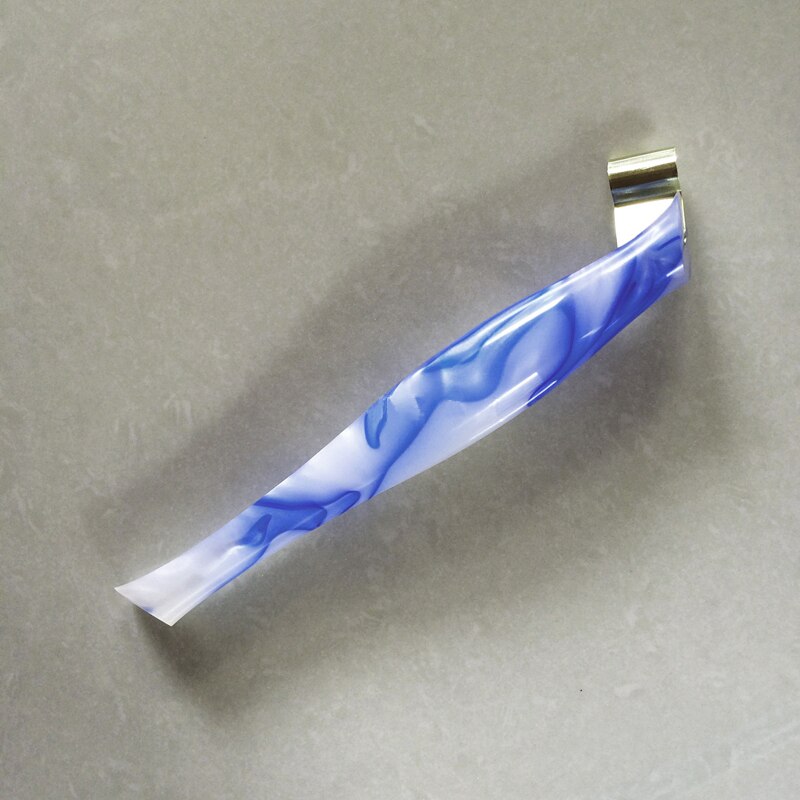 Blue English Calligraphy Copperplate Oblique Dip Pen Holder Handmade Vintage Dip Pen