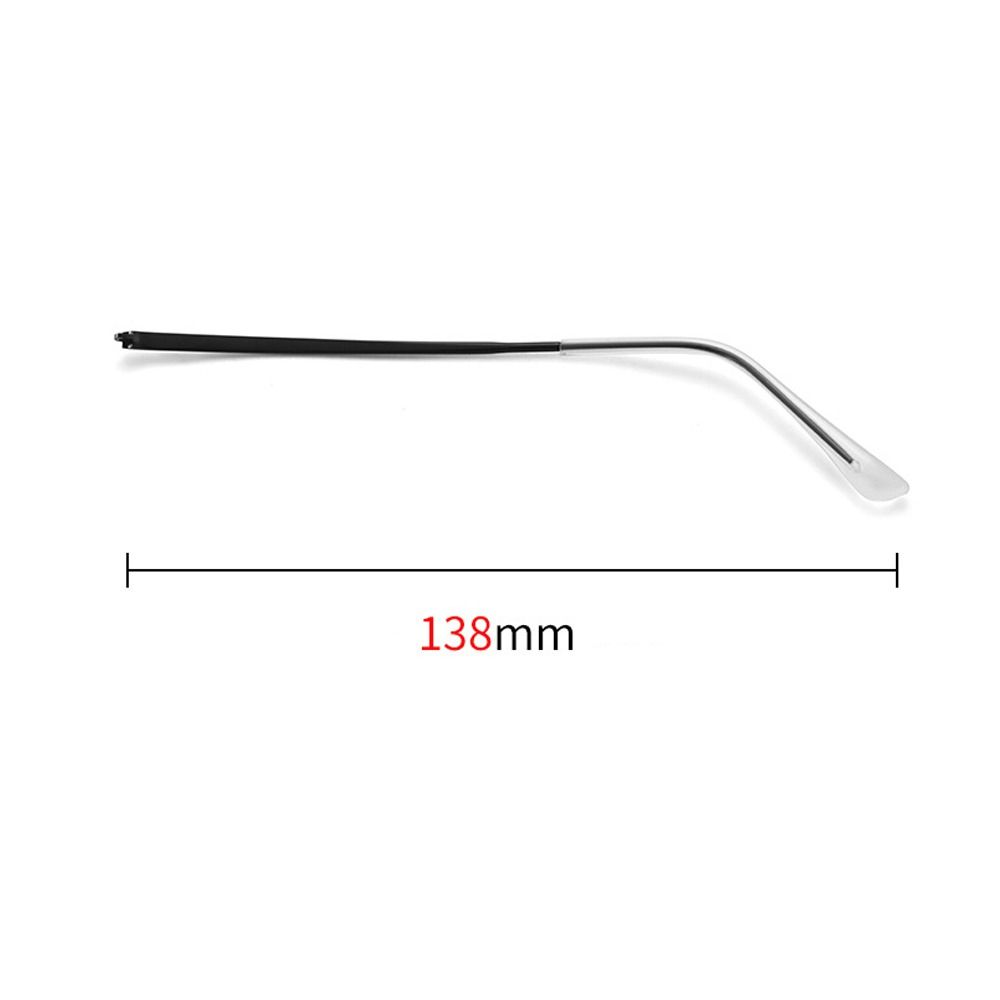 1 paar transparante voetbeschermers, brillen, vervangende pootjes, zonnebrillen, brillen, metalen pootjes, reparatieaccessoires voor brillen.