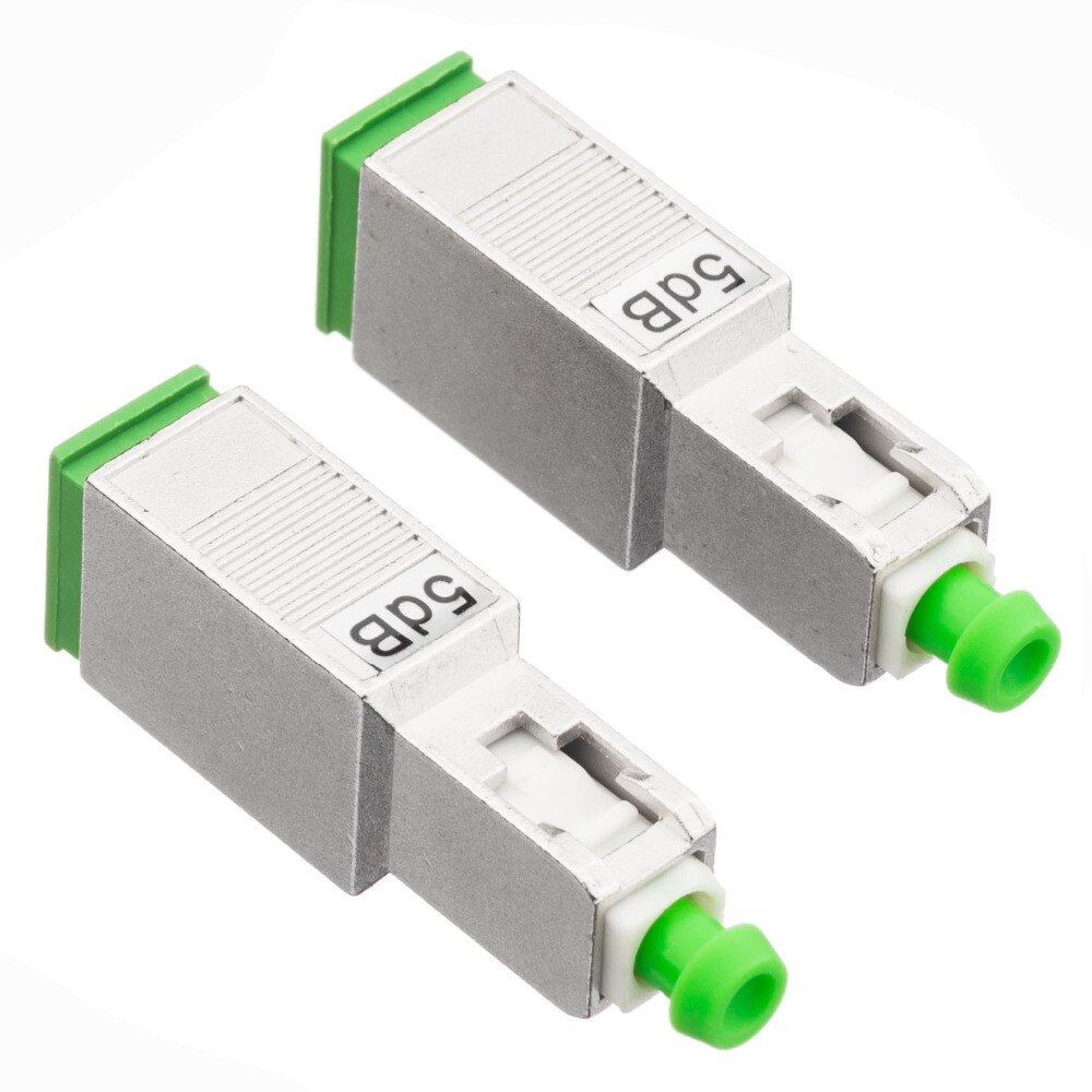 SC APC Simplex mode fiber optic Attenuator SC 0-30dB metal male Fiber Attenuator FTTH attenuator
