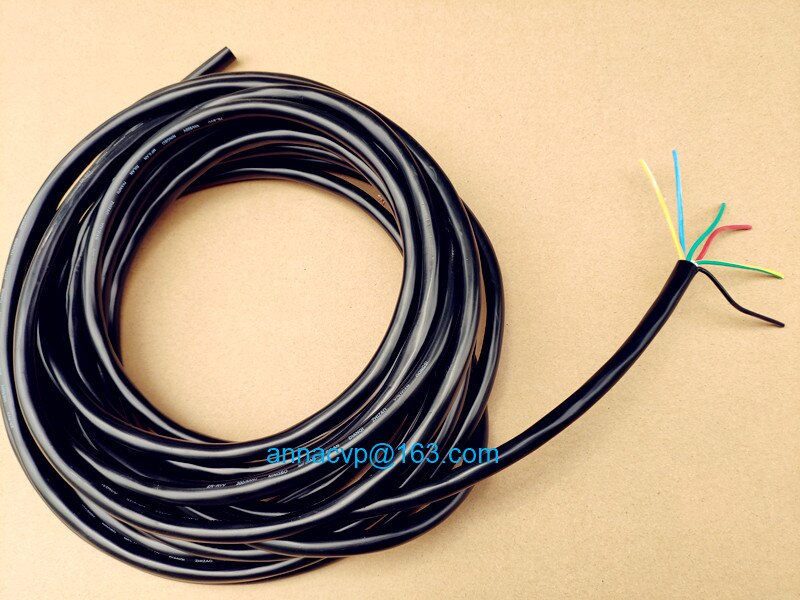 CVP bulk trailer cable trailer electric cable wire black 6 cores 0.75mm2, trailer parts