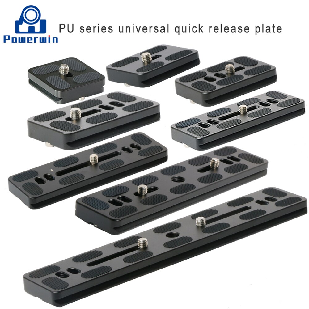 Piastra di Rilascio Rapido - Montatura Arca Swiss - Compatibile con PU120, PU150, PU200, PU300 - Alluminio - Larghezza 38mm